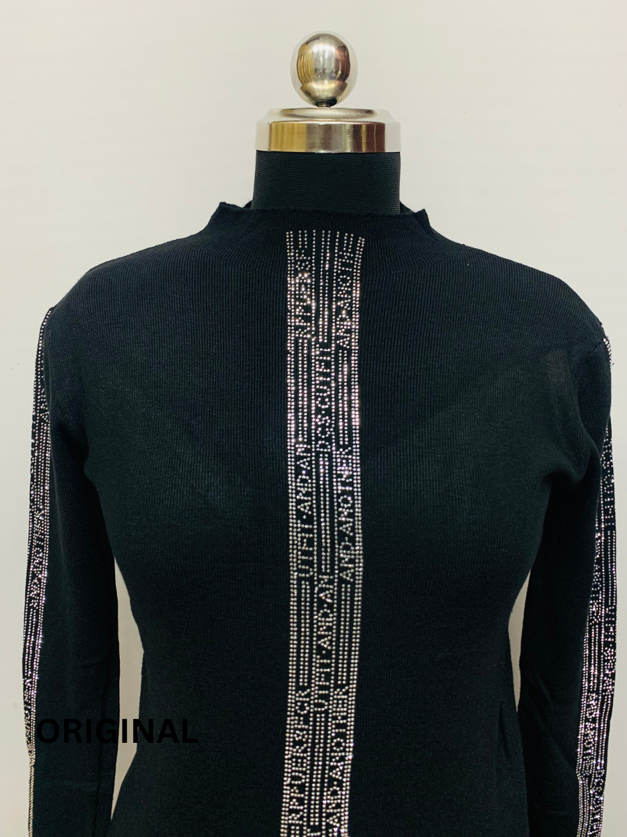 Rhinestone Design Top