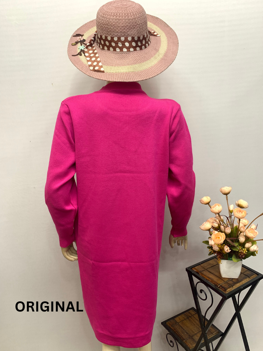 Rhinestone Embedded Winter Dress FC1422