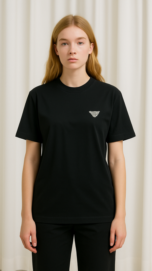 V Rhinestone T-Shirt FC1069