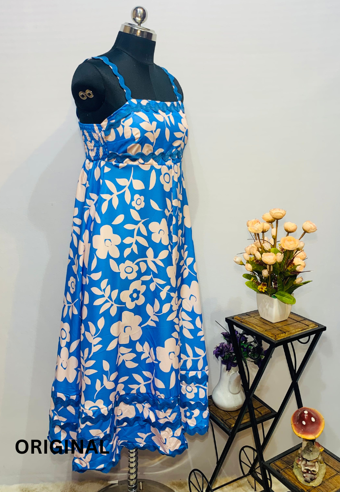 Rick Rack Floral Dress