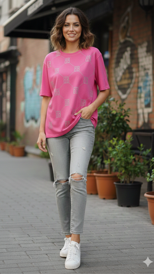 Round Neck Printed T- Shirt FC2170