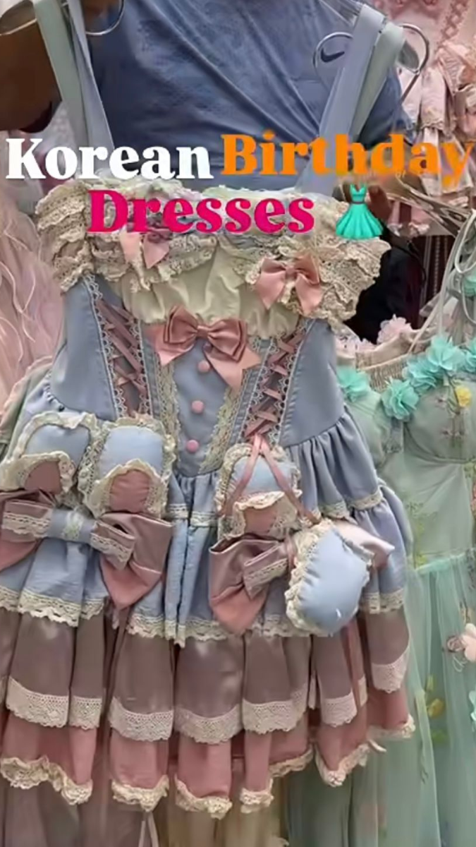 Ruffle Princess Dress With Bow And Puffed Designed Waist FC2527