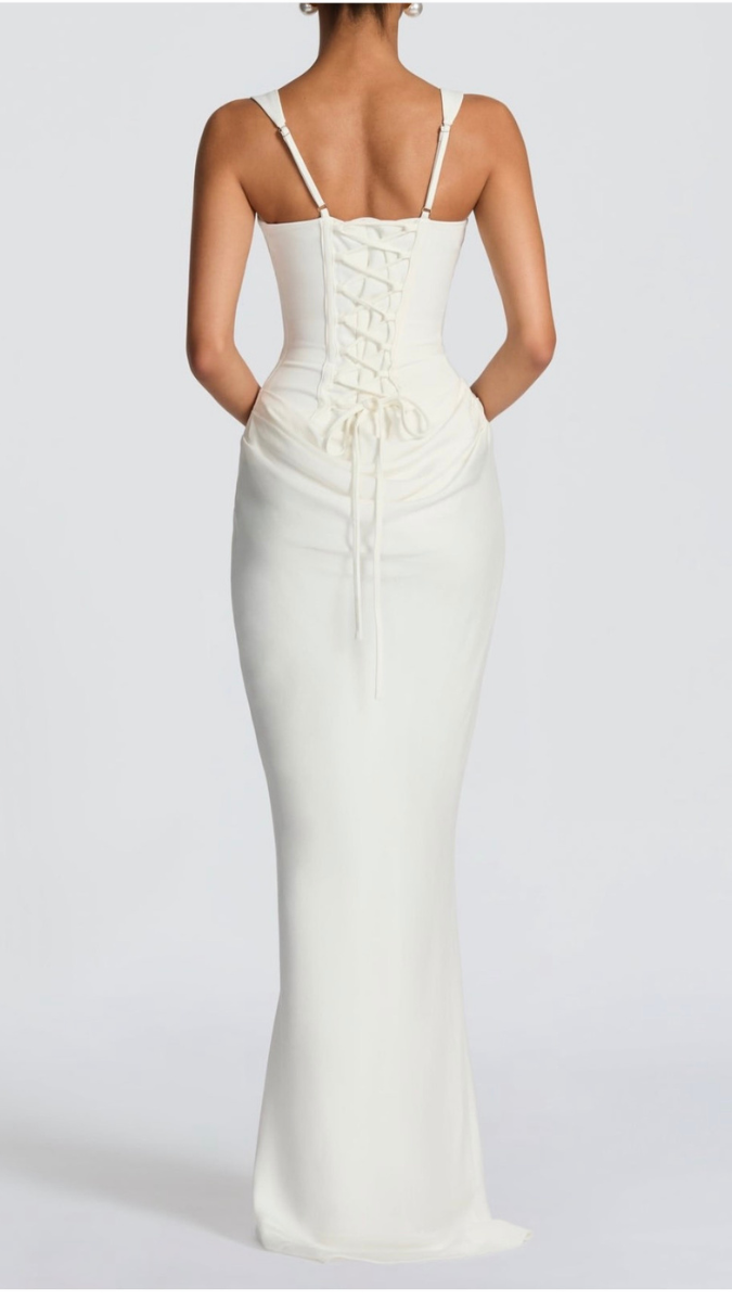 Ruffle Waist Strap Sleeve Bodycon Dress FC2427