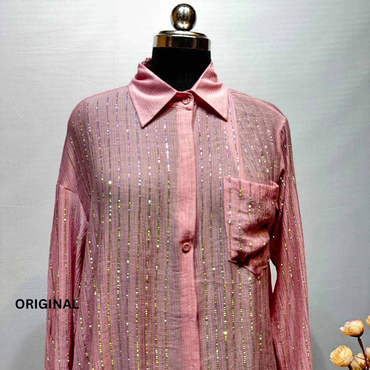 Sequin Embellished Shirt