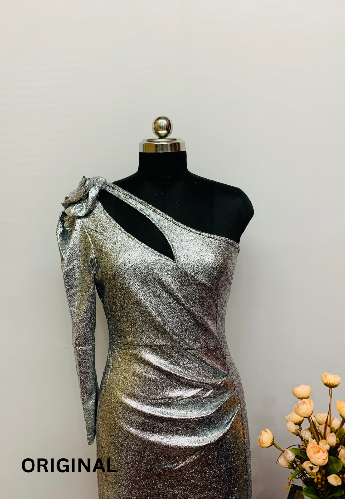 Sequin One shoulder Skinny Mini Party Dress FC1192