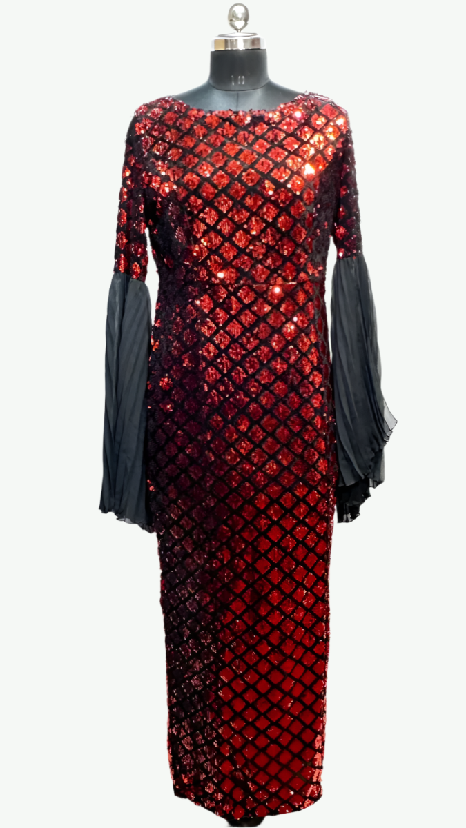 Sequins Fish Cut Dress