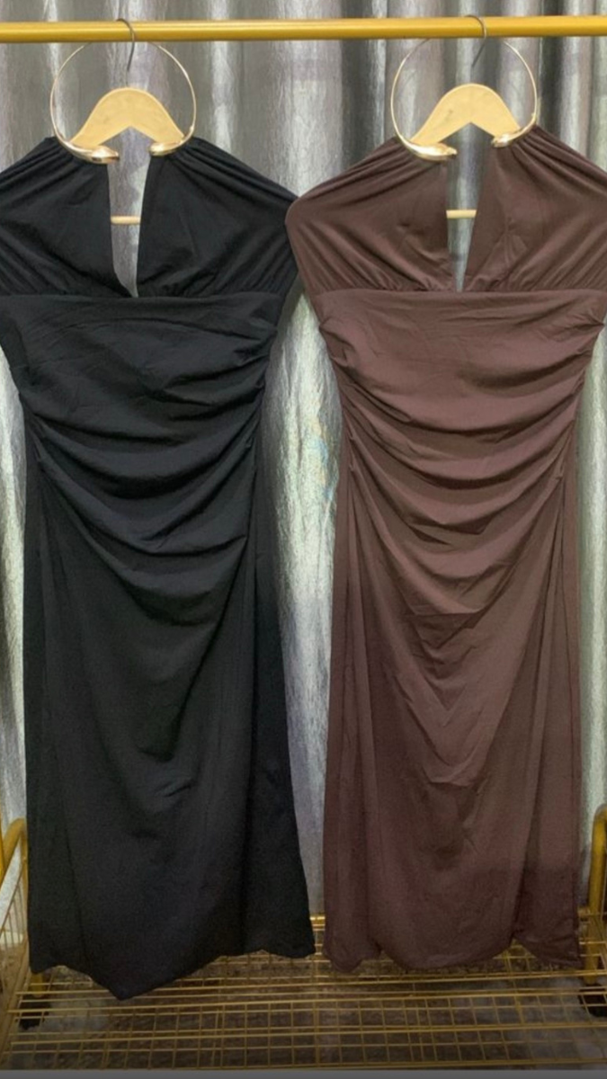 Sexy Halter Neck With Loose Neckline FC2268