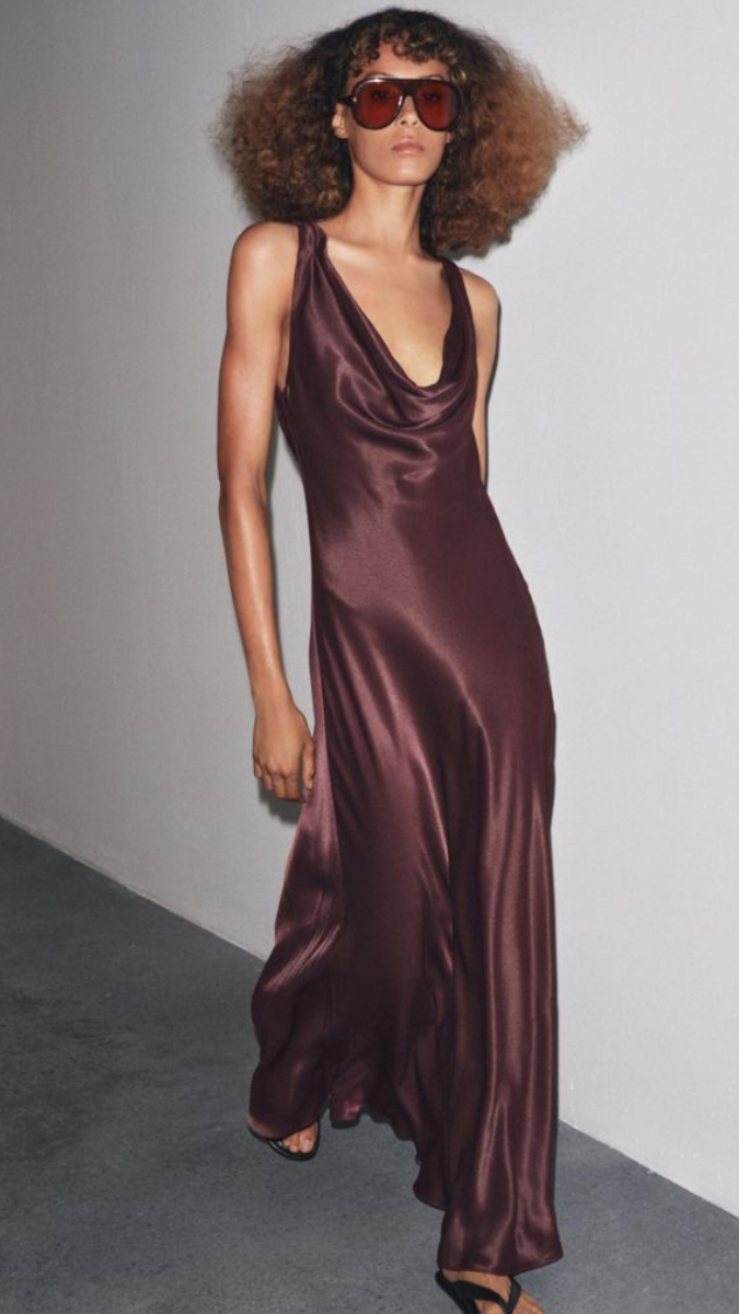 Sexy Satin Bodycon Dress FC2186