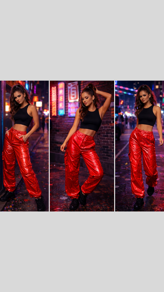 Shiny Metallic Pant FC2324