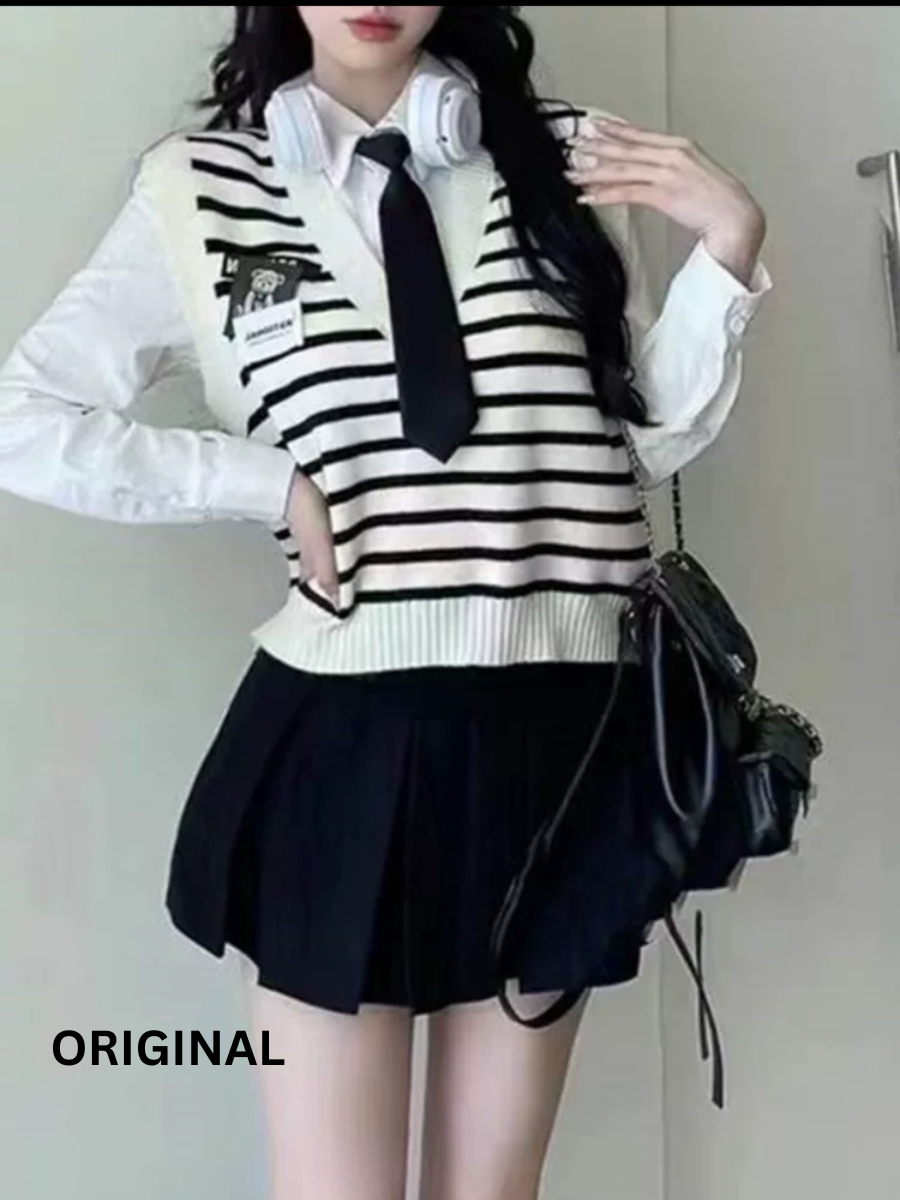 Shirt With Half Sweater FC1460