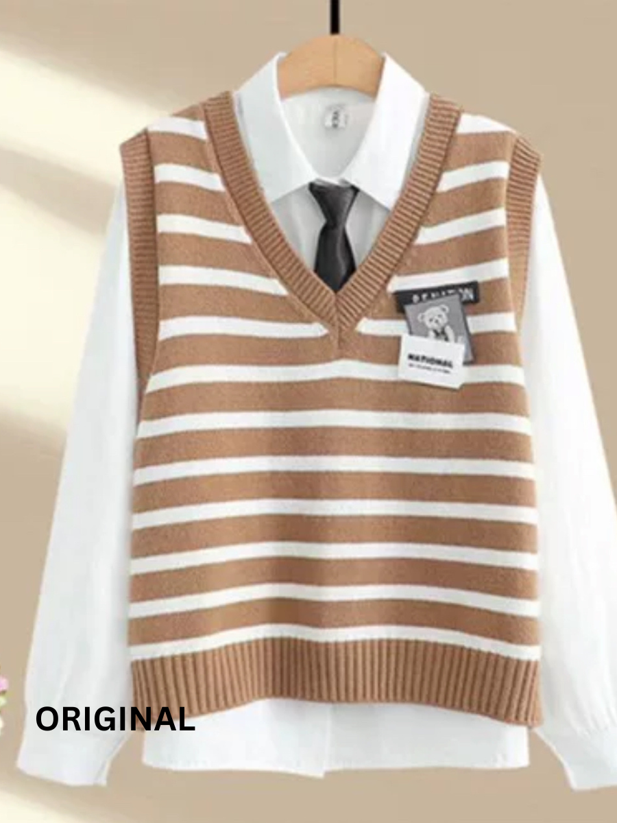 Shirt With Half Sweater FC1460