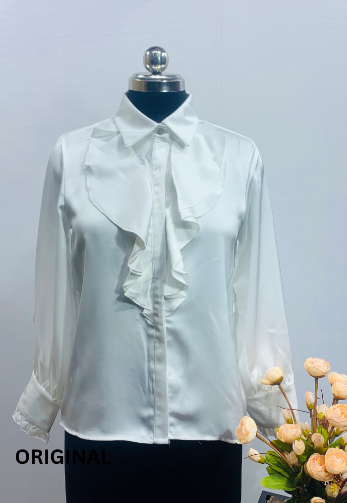 Shirt with Ruffle 