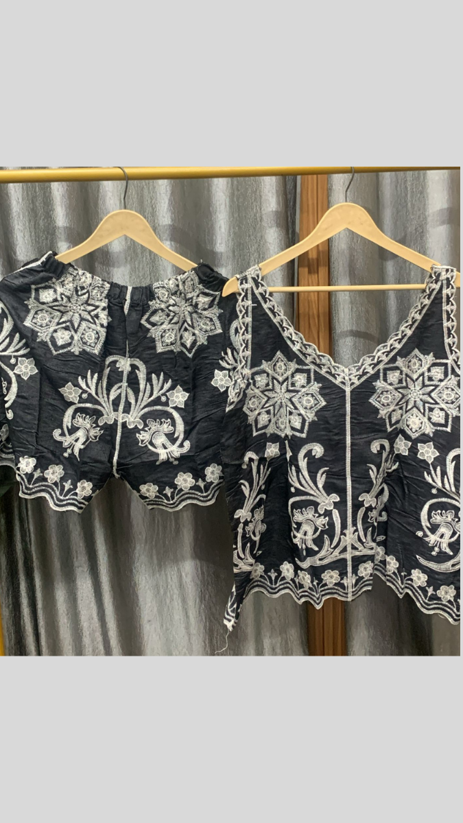 Sleeveless Top With Shorts Coord Set FC2238