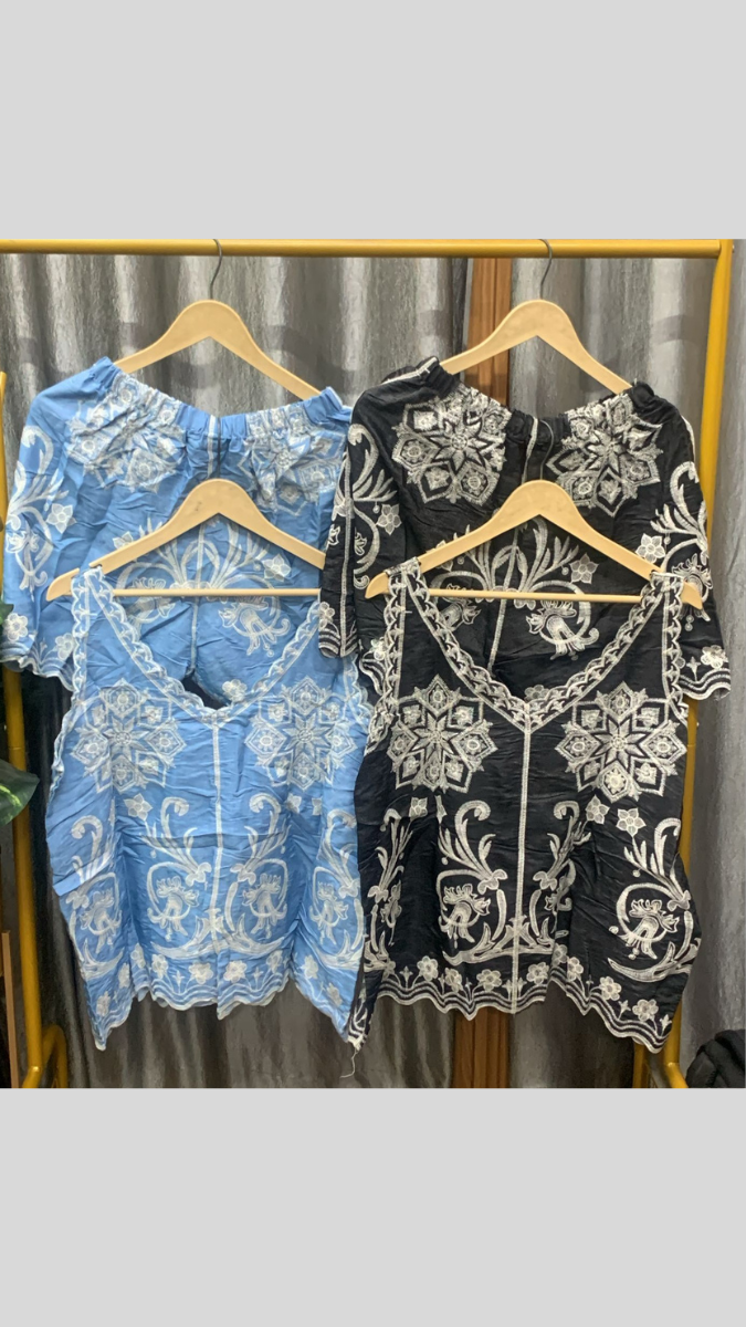 Sleeveless Top With Shorts Coord Set FC2238