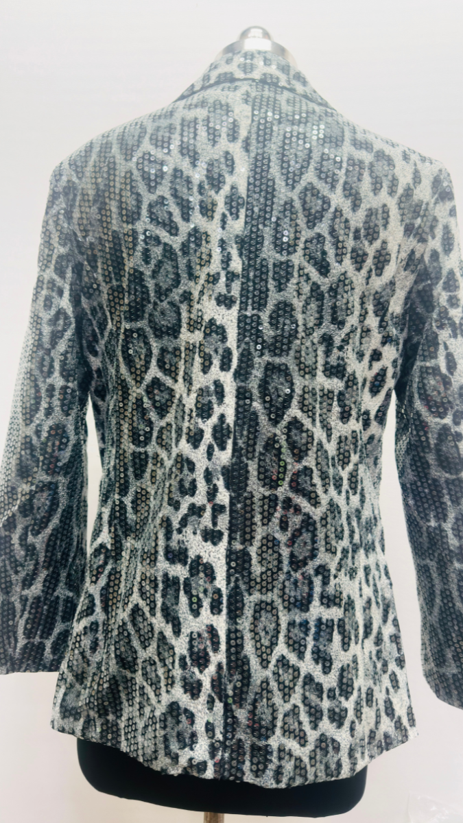 Snake Print Sequin Blazer FC1632