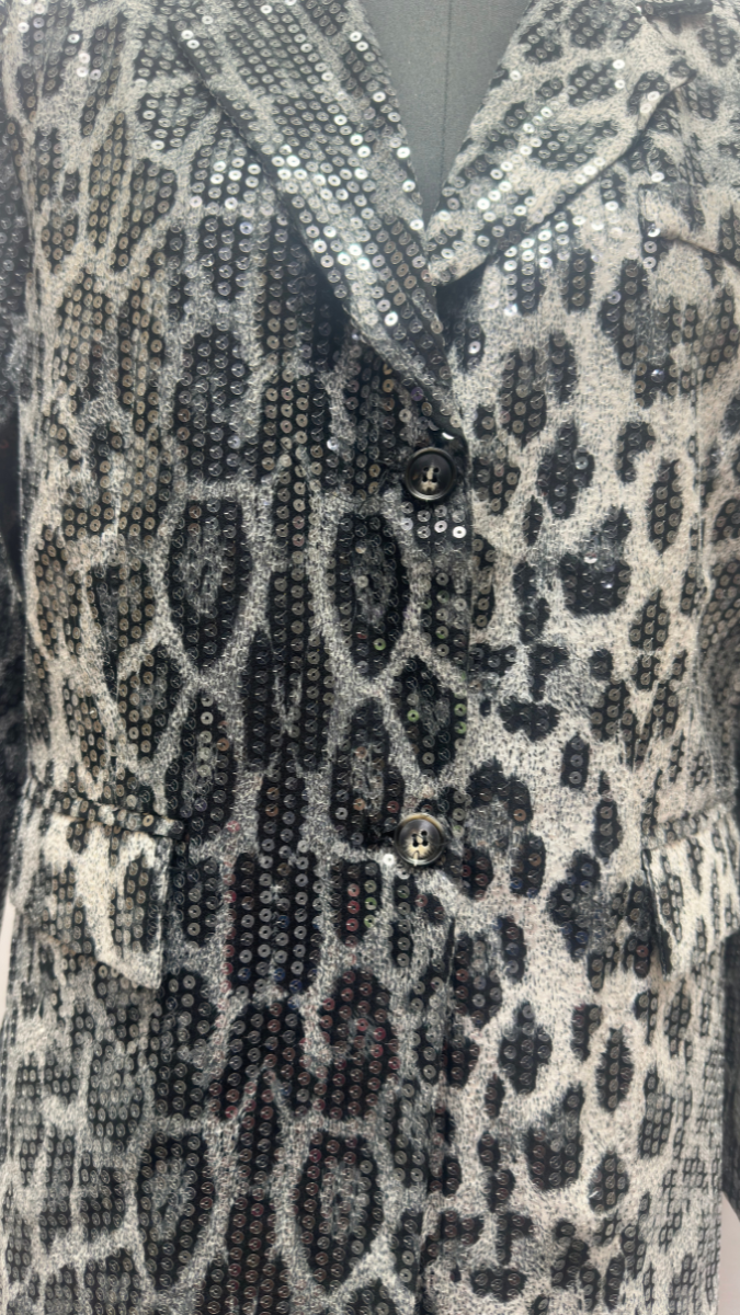 Snake Print Sequin Blazer FC1632