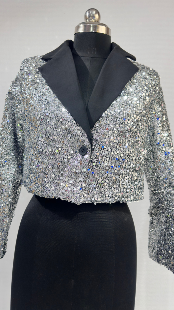 Sparkling Sequence Crop Jacket FC1626