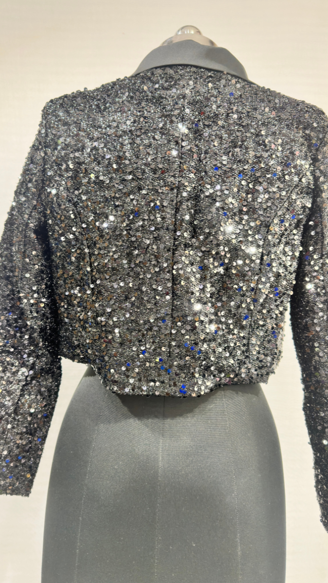 Sparkling Sequence Crop Jacket FC1626