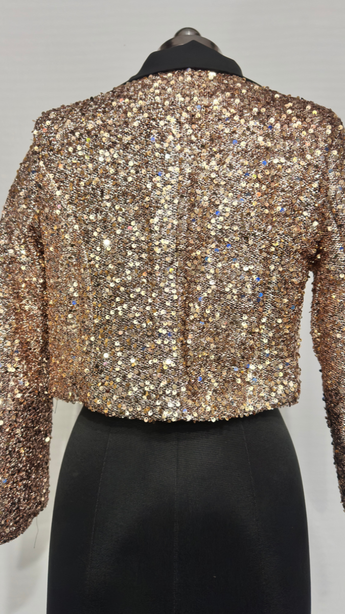 Sparkling Sequence Crop Jacket FC1626