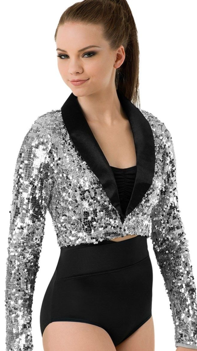 Sparkling Sequence Crop Jacket FC1626