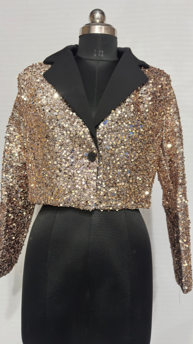 Sparkling Sequence Crop Jacket FC1626