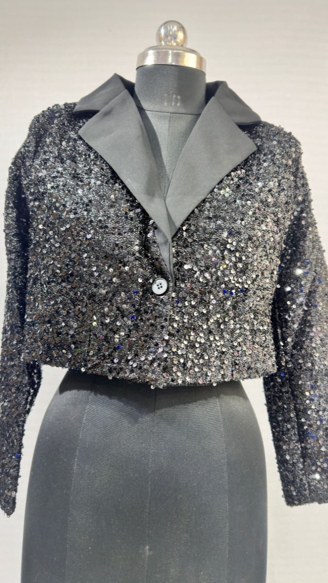 Sparkling Sequence Crop Jacket FC1626