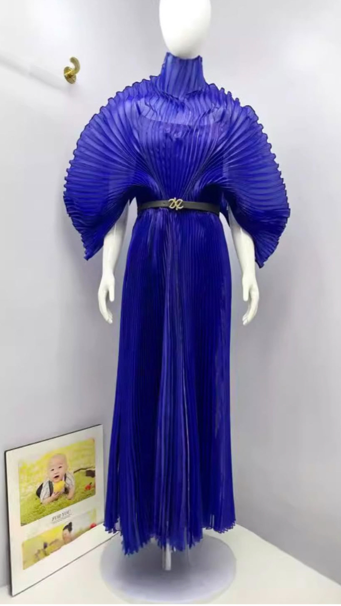 Spread Wings Exquisite Pleated Ruffle Gown FC1827