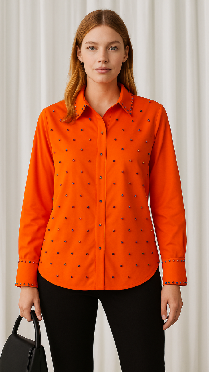 Fc Stone Embellish Shirt