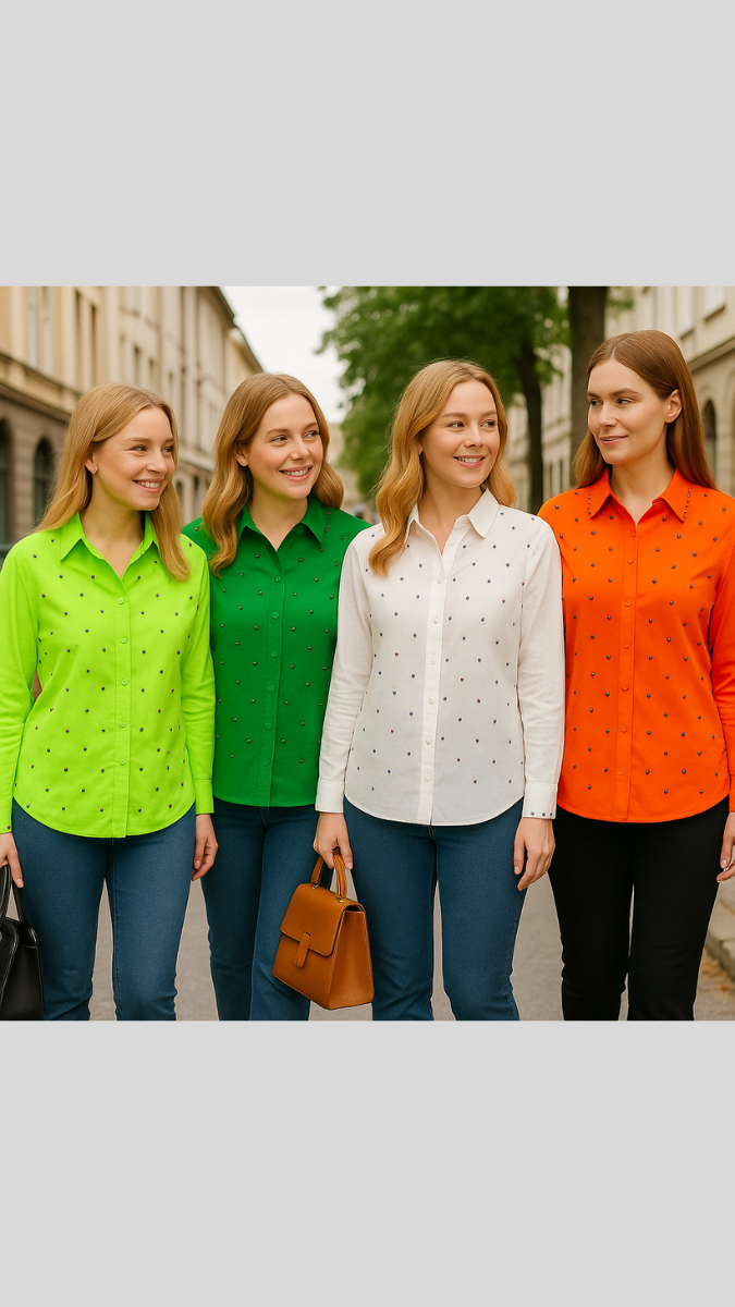 Fc Stone Embellish Shirt
