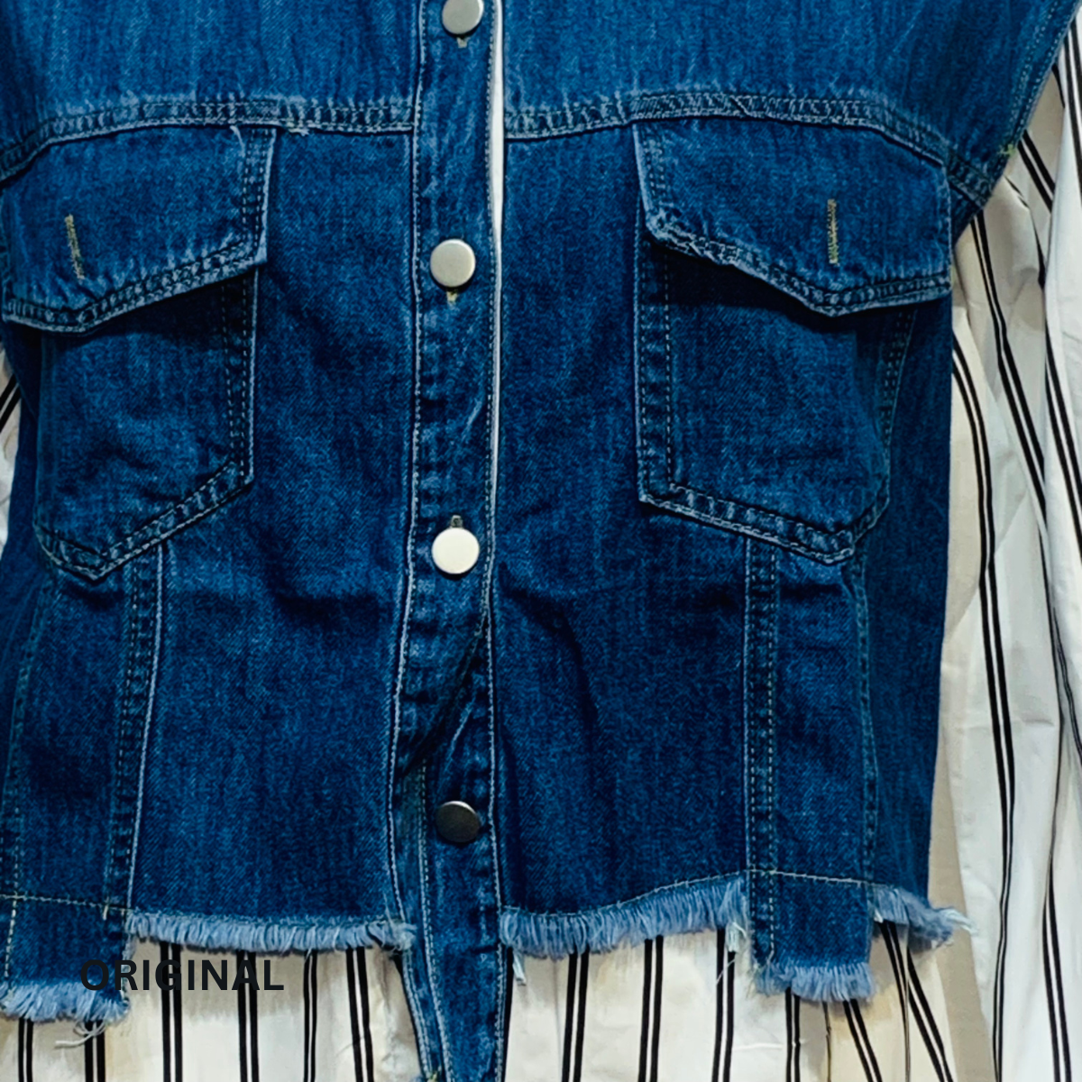 Stripe Denim Shirt