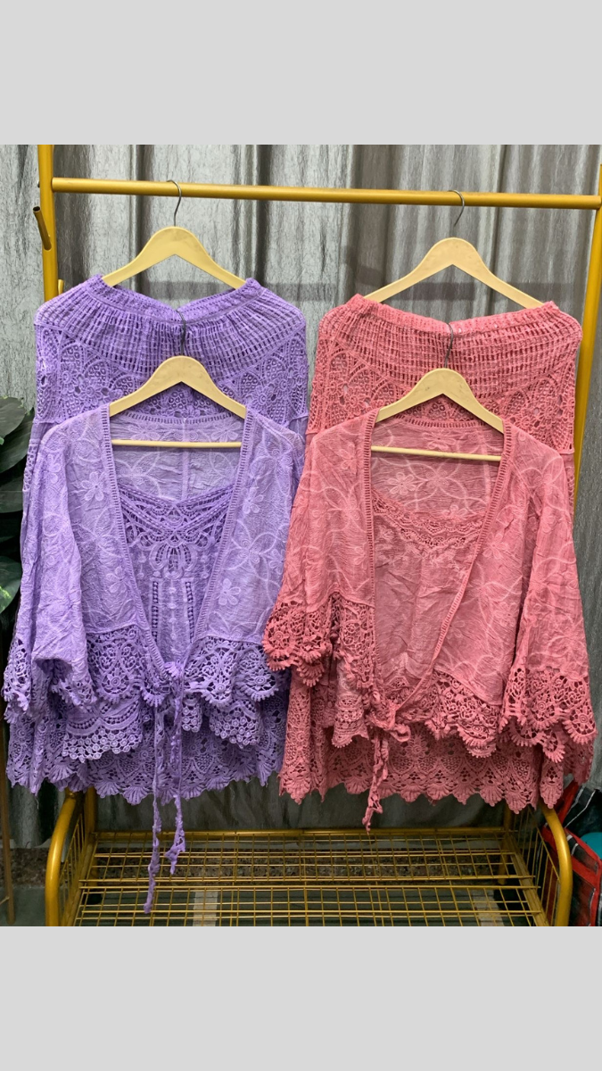 Stylish 3 pcs Lace Set FC2429