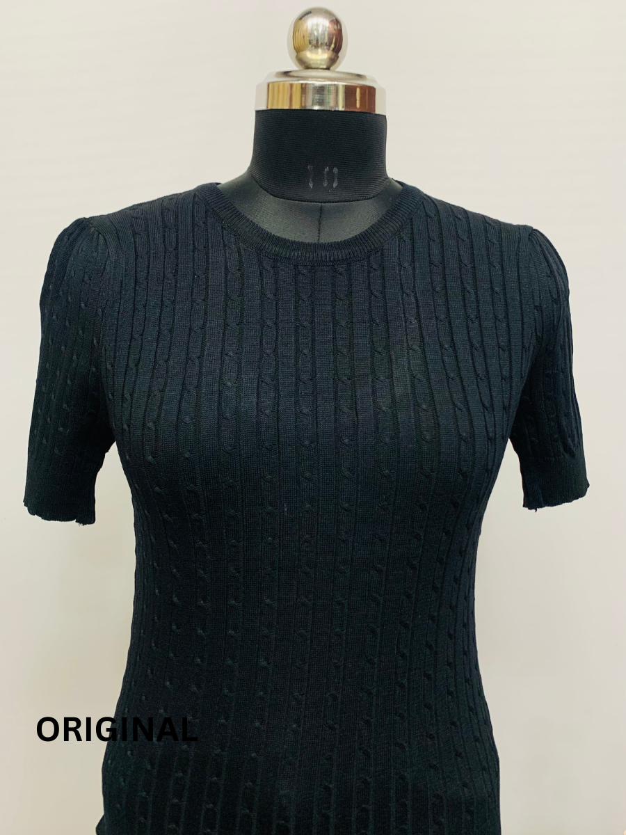 Stylish Back Knitting Top FC1325