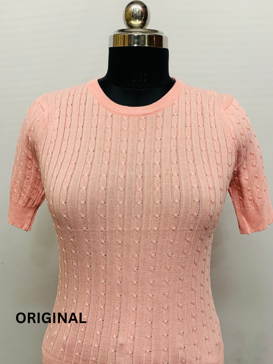 Stylish Back Knitting Top FC1325