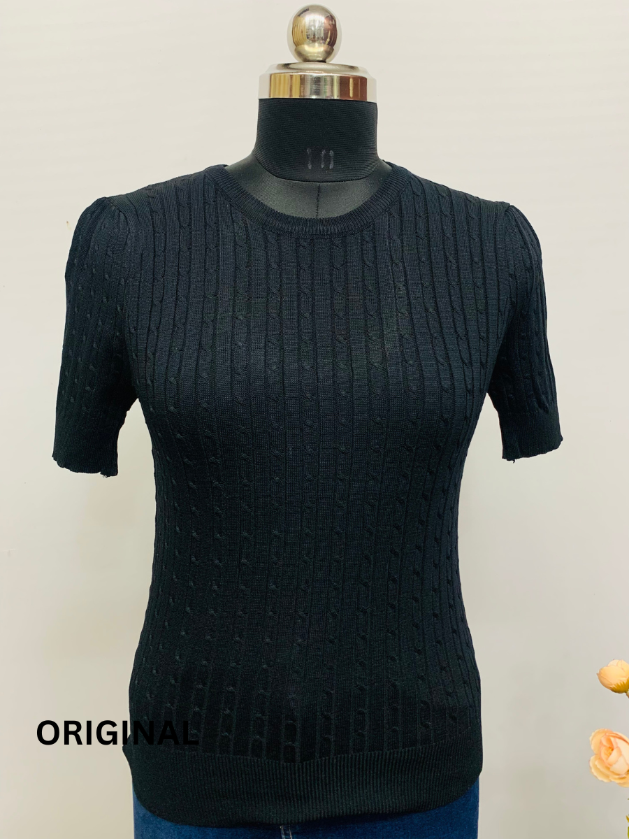 Stylish Back Knitting Top FC1325