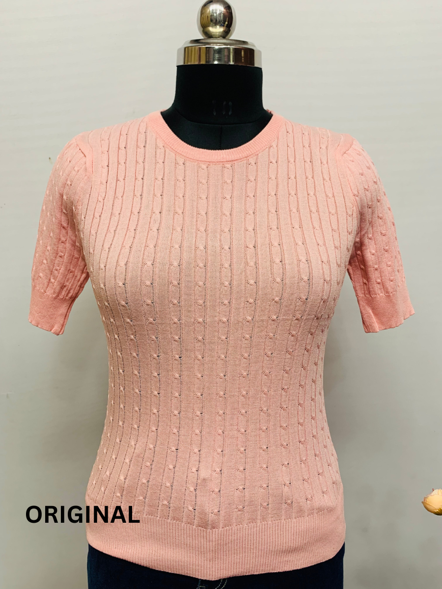 Stylish Back Knitting Top FC1325