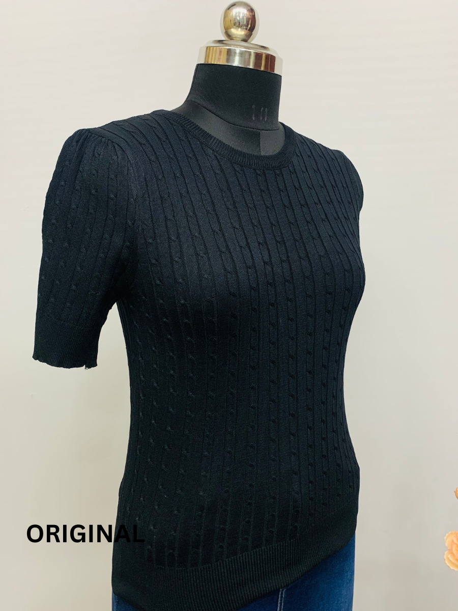 Stylish Back Knitting Top FC1325