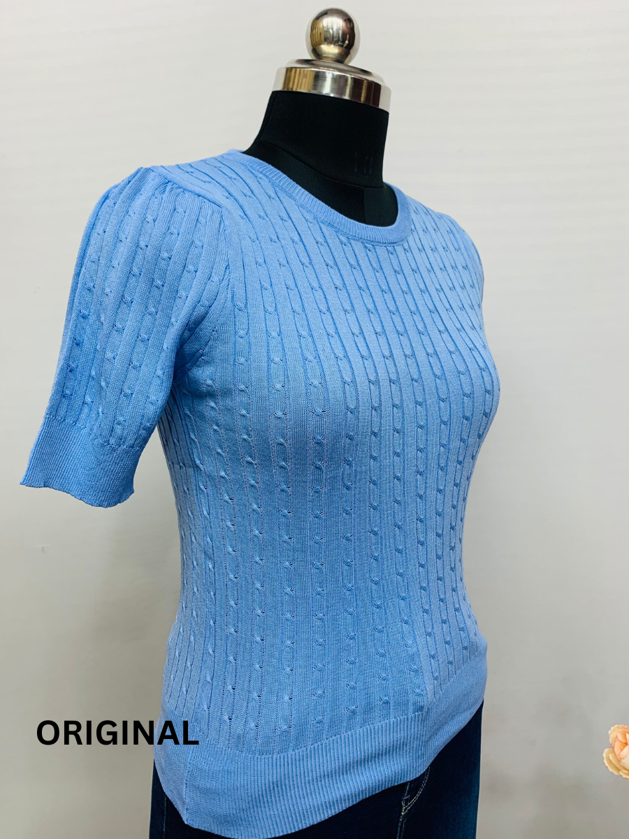 Stylish Back Knitting Top FC1325