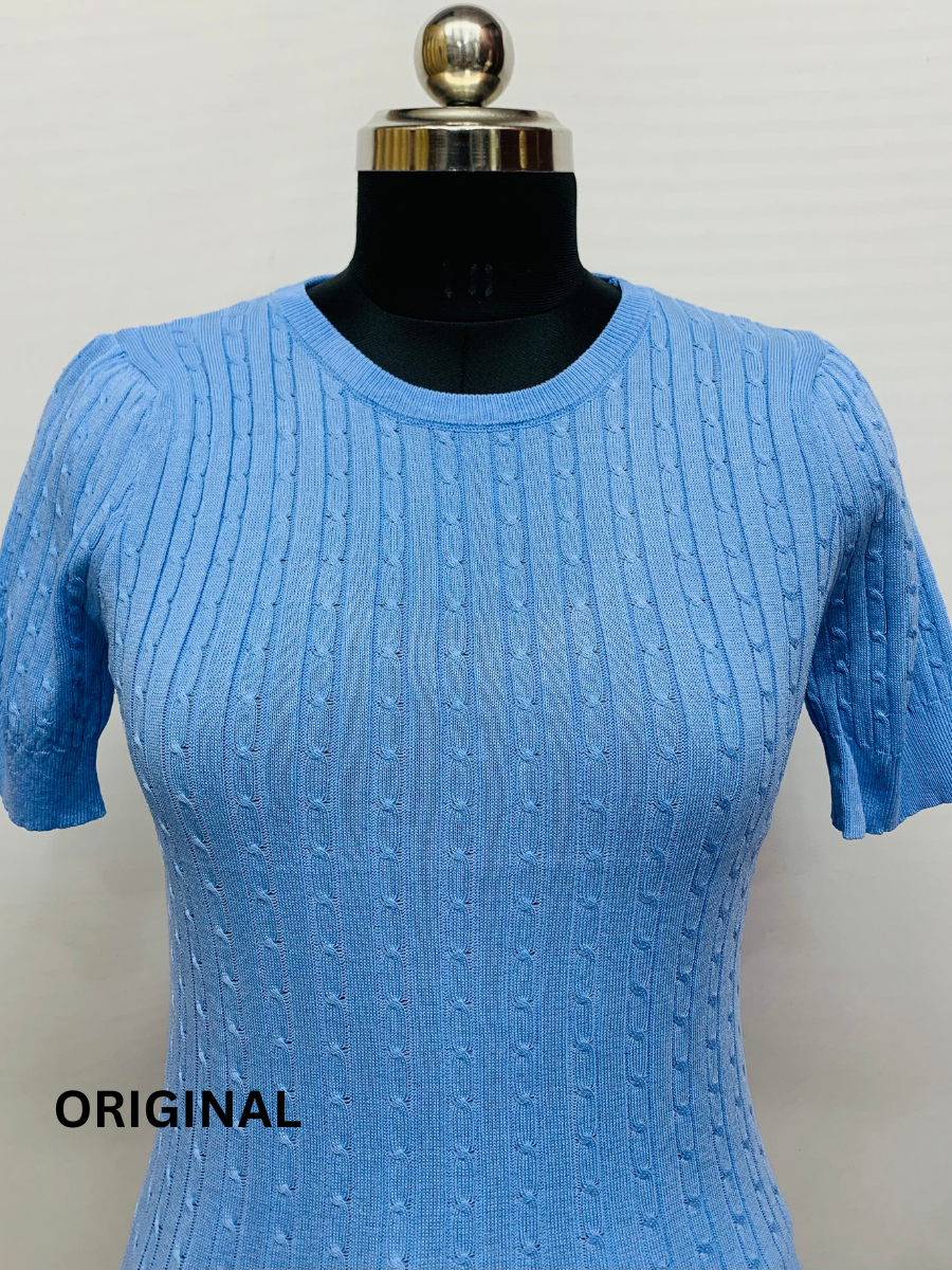 Stylish Back Knitting Top FC1325