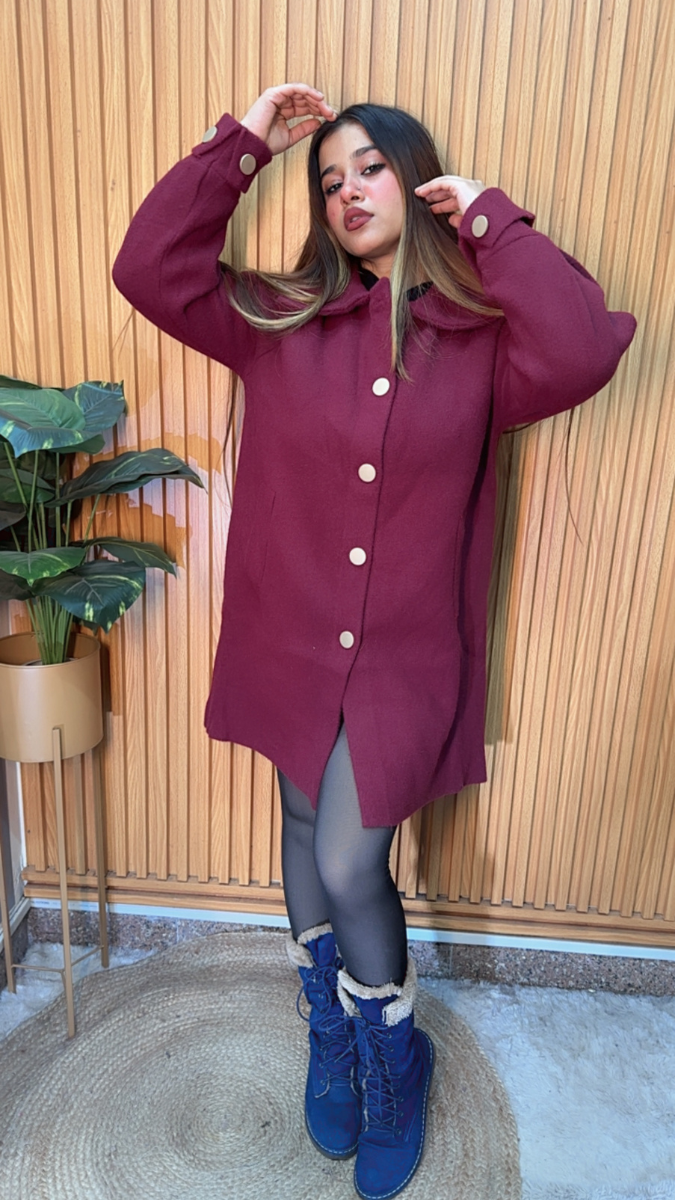 Stylish Collared Long Coat FC2091