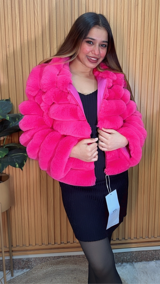 Stylish Fur Bubble Jacket FC2119