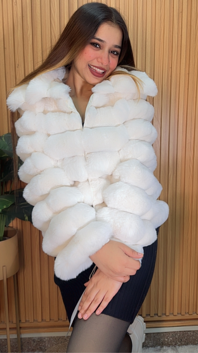 Stylish Fur Bubble Jacket FC2119