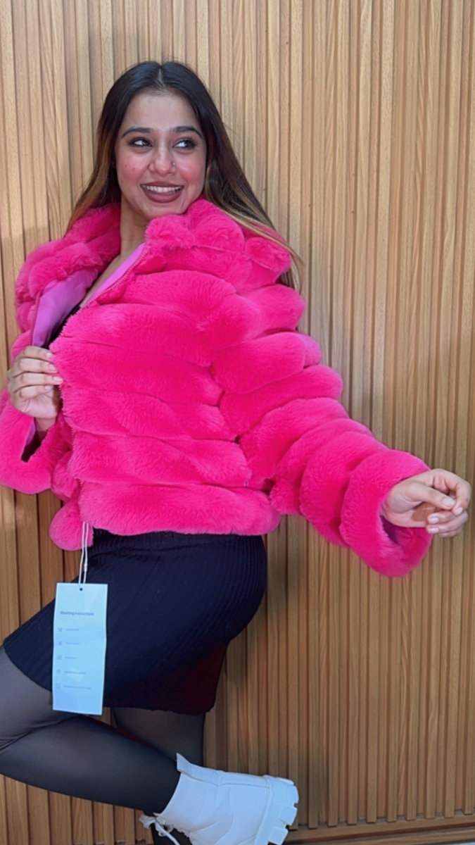 Stylish Fur Bubble Jacket FC2119