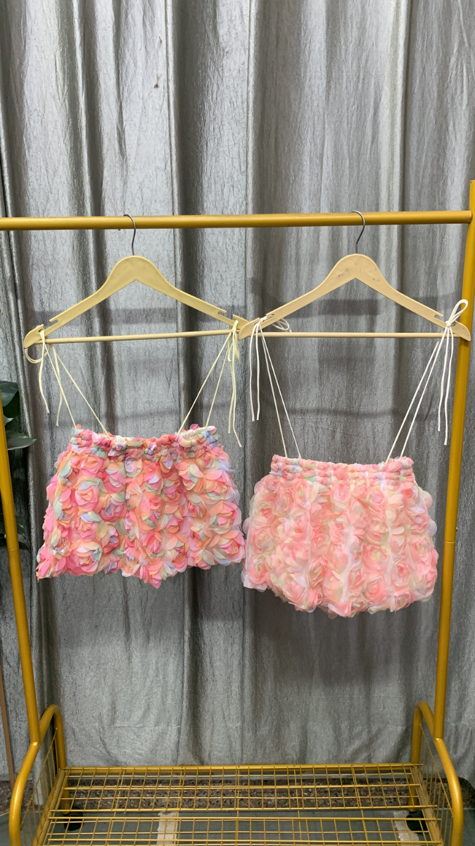 Stylish Rose Off Shoulder Crop Top FC2523