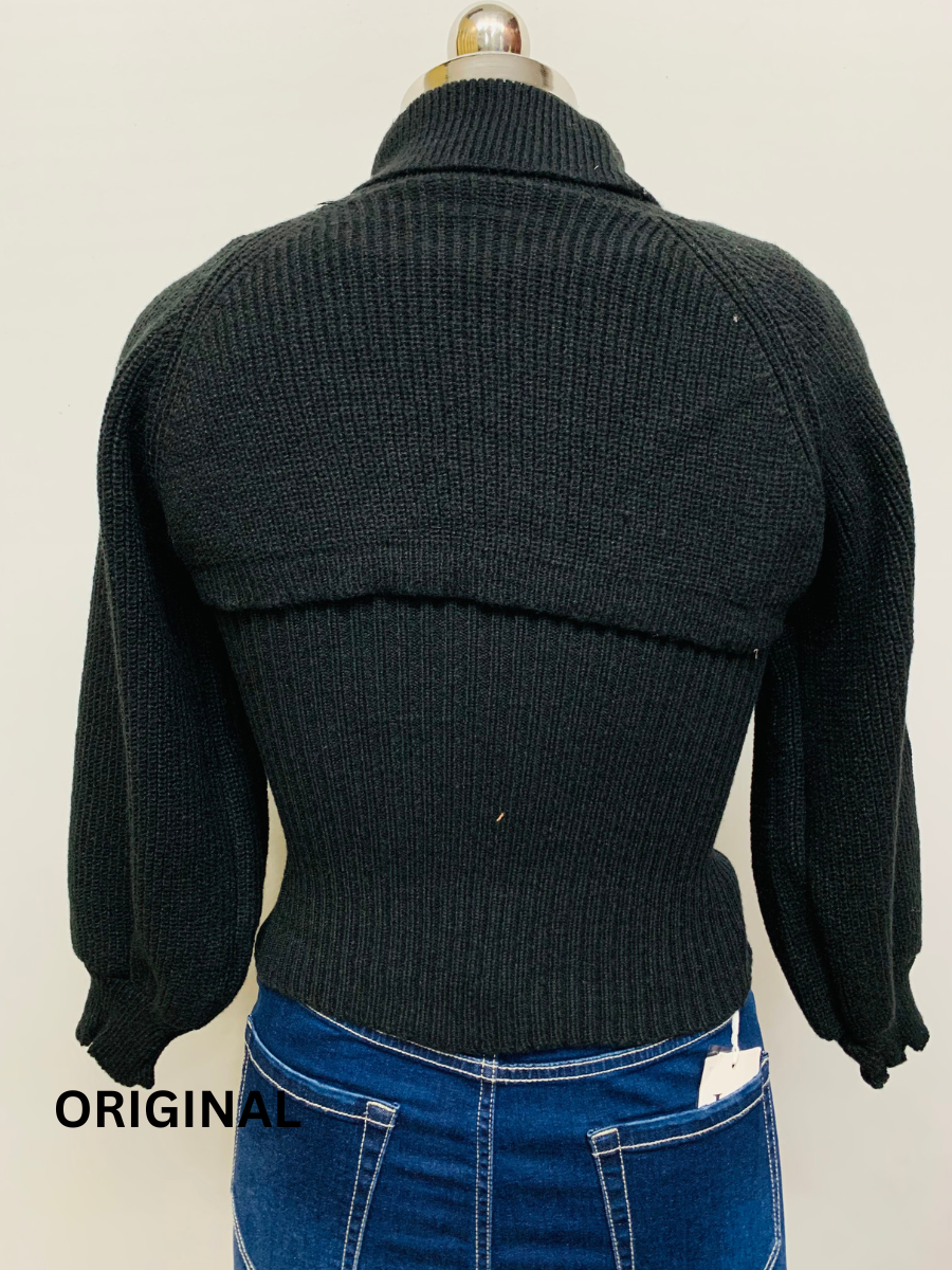 Stylish Shrug with Strap Sleeve Winter Top