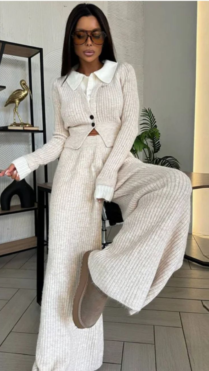 Stylish Top With Loose Pant Coord Set FC1994