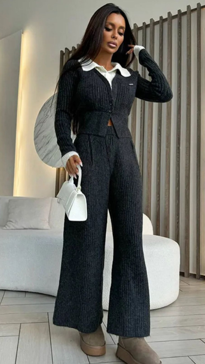 Stylish Top With Loose Pant Coord Set FC1994