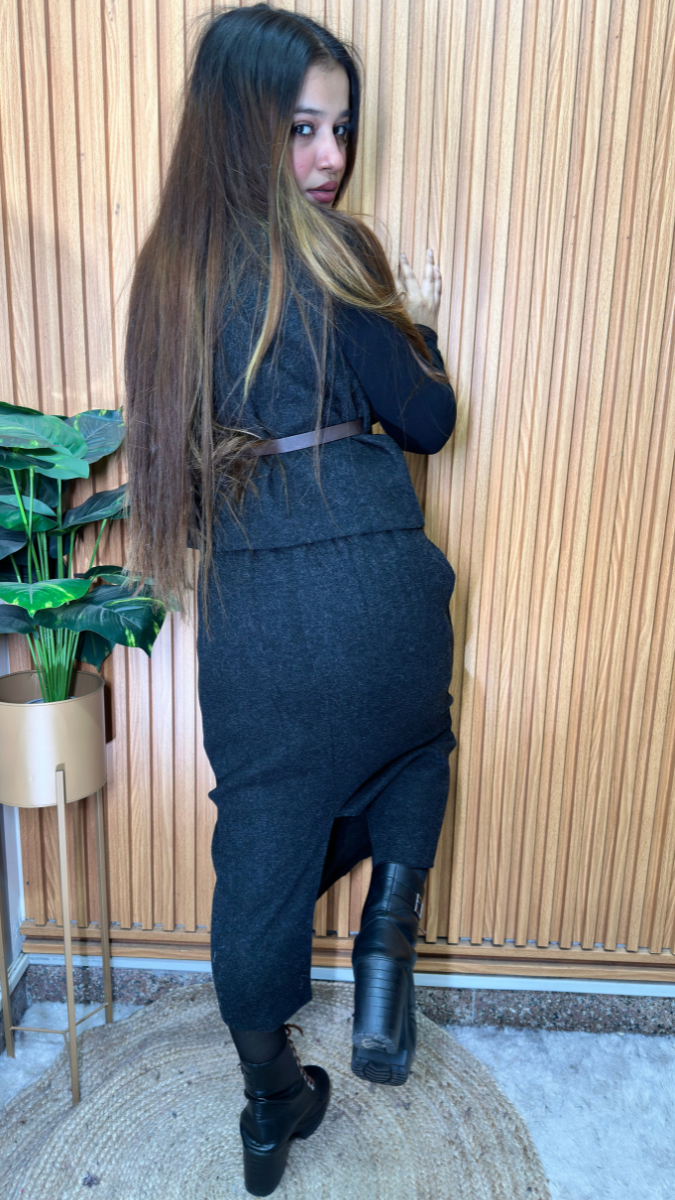 Stylish Tweed Skirt Top Set FC2103