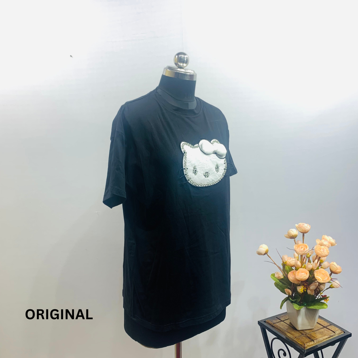 Teddy Bear With Rhinestone T- Shirt