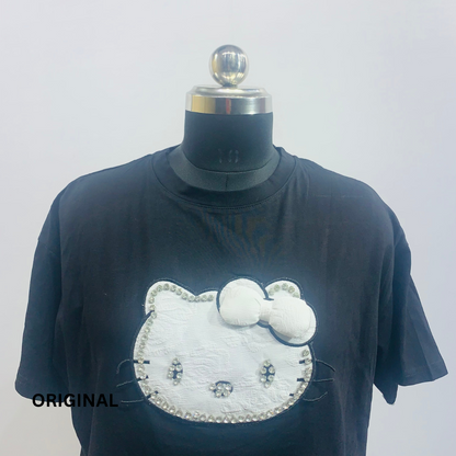 Teddy Bear With Rhinestone T- Shirt