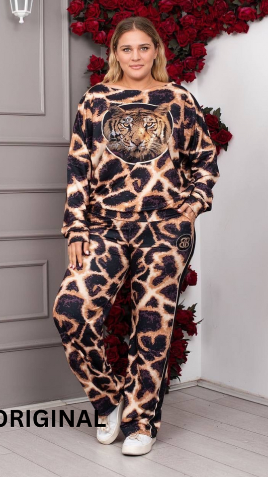 Tiger Printed Co- Ord Set FC1571